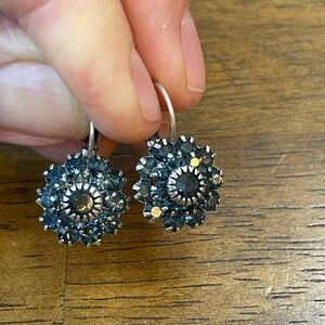 Liz Palacios Navy Crystal earrings